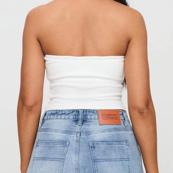 NWT princess polly baseline strapless rib top - Picture 2 of 6